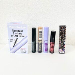 Mascara Makeup 6 Mini Samples Benefit Clinique Maybelline L’Oreal Polite Society